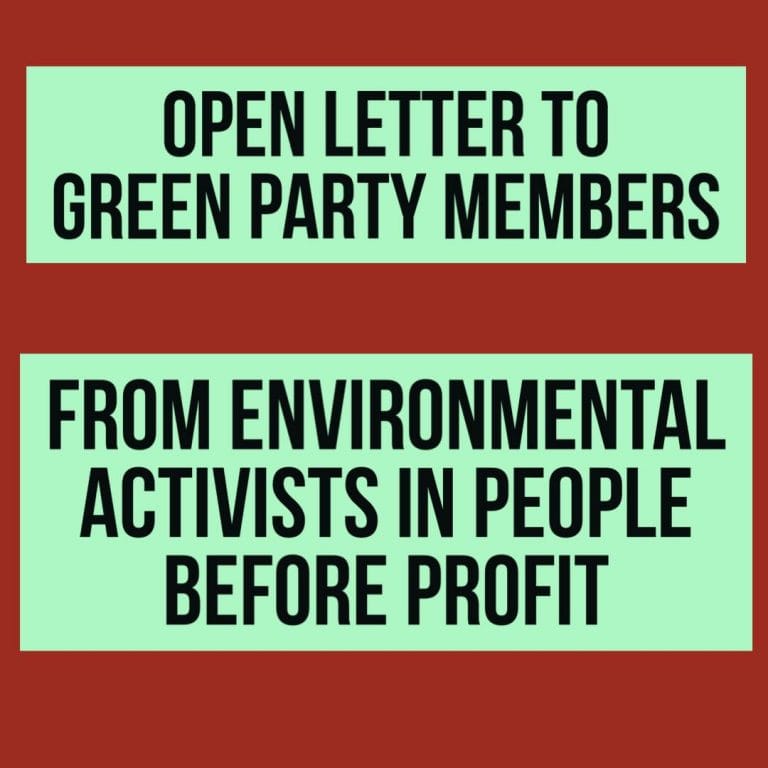 An Open Letter To Green Party Members