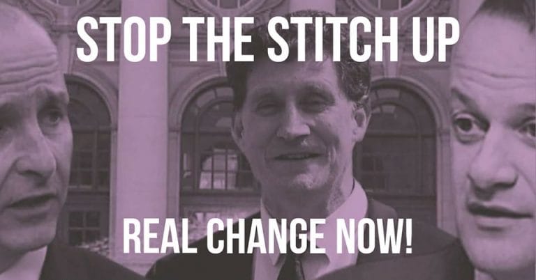 Sat June 27th- Stop The Stitch Up – Convention Centre 12pm