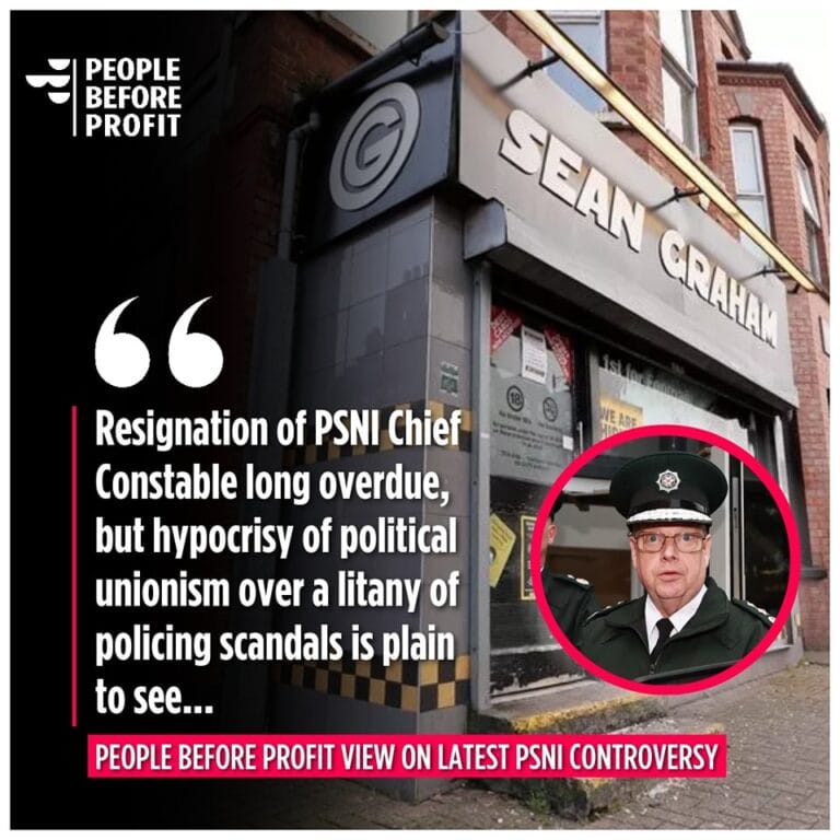 Another Psni Scandal And Hypocrisy From Political Unionism