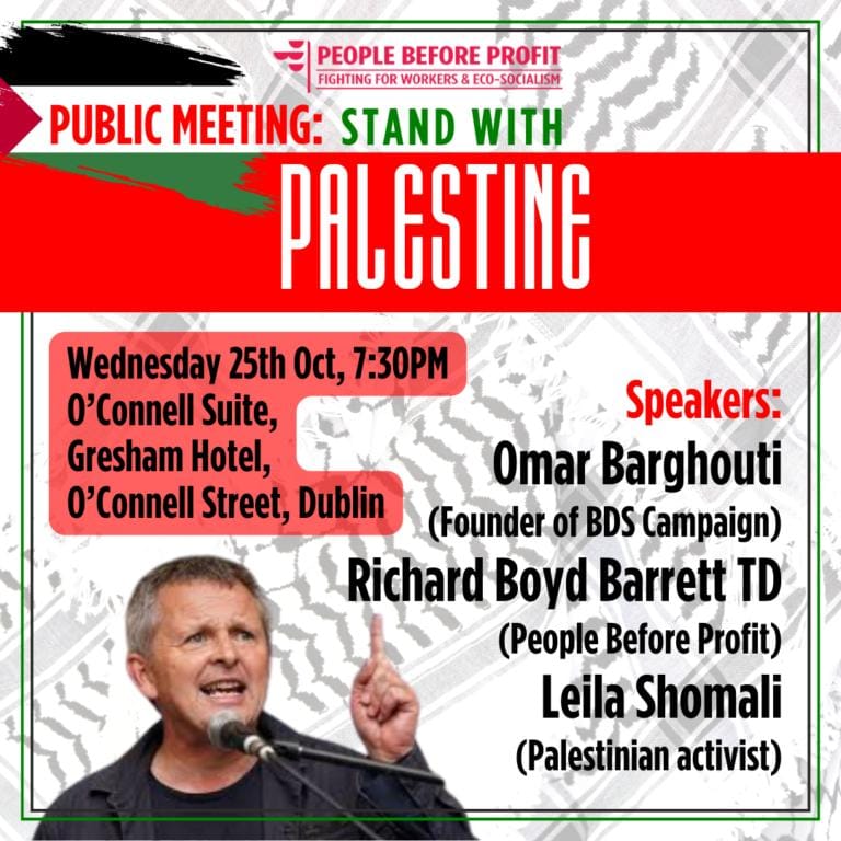 Public Meeting: Stand With Palestine