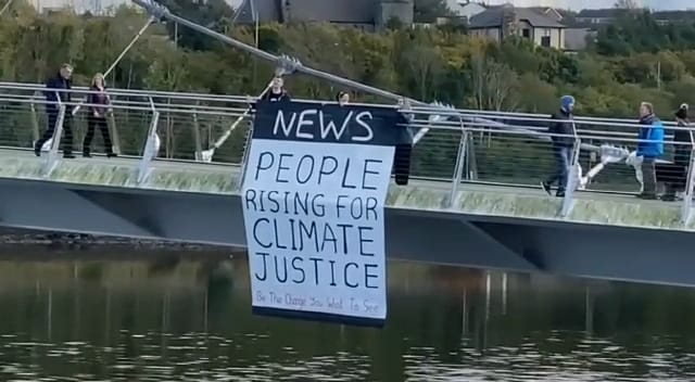 Banner Drop For Cop26