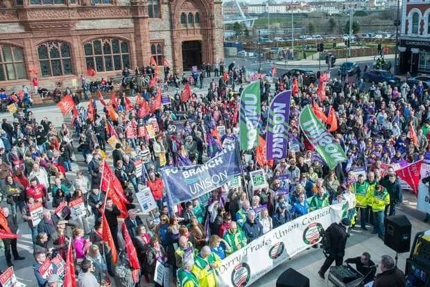 Derry May Day Rally And March