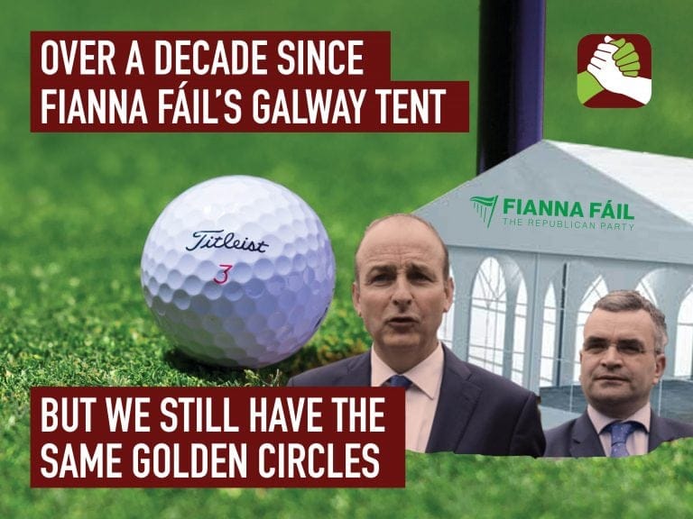 Over A Decade Since Fianna Fáil’s Galway Tent – We Still Have The Same Golden Circles