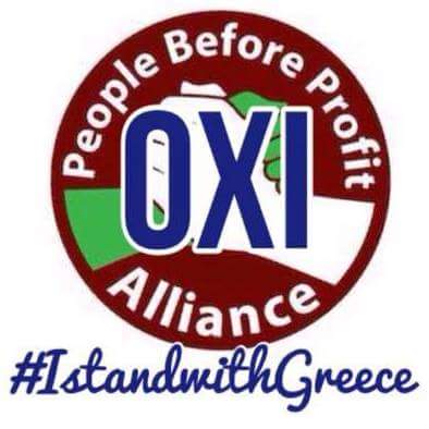 OXI- SUPPORT A GREEK NO VOTE