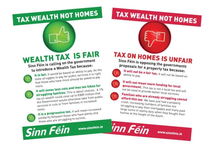 Why Have Sinn Féin Dropped A Wealth Tax?