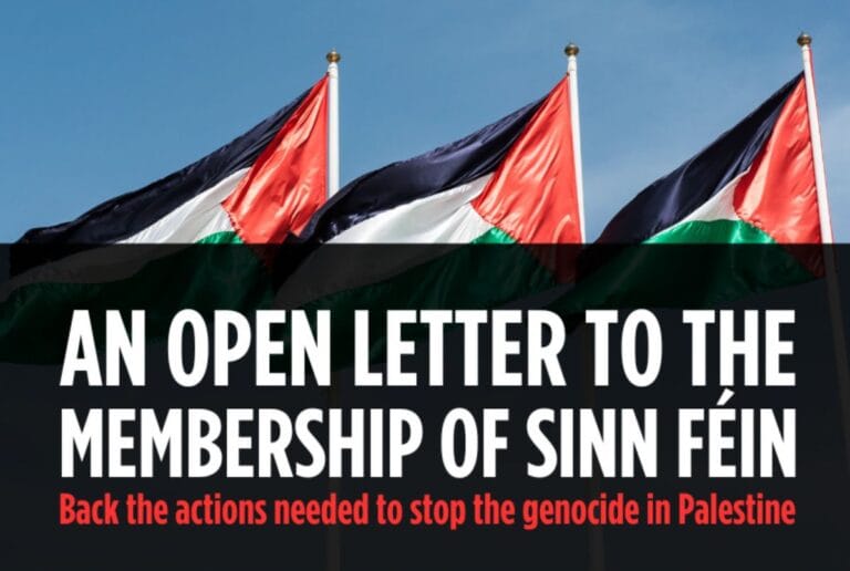 An Open Letter To The Membership Of Sinn Féin