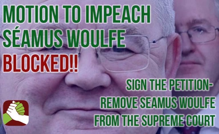 Petition: Remove Seamus Woulfe From The Supreme Court