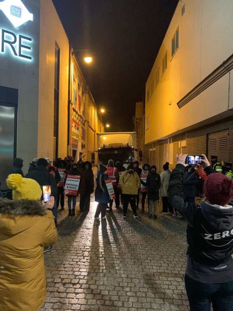 Fierce Waterford Debenhams Picket Faces 40 Gardaí At Midnight