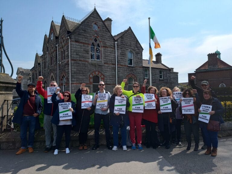 Etb Adult Education Tutors Protest