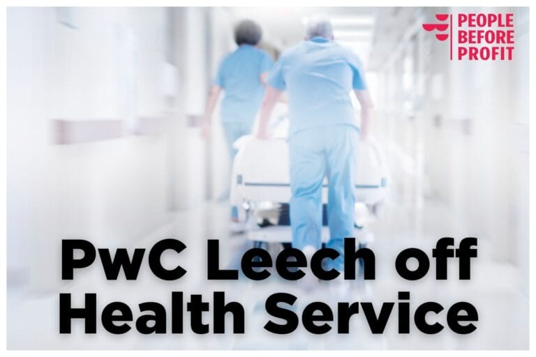 Pwc Leech Off Health Service