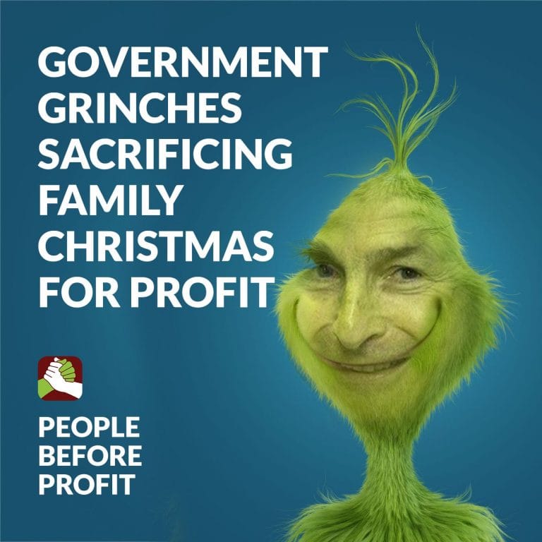 Government Grinches Sacrificing Family Christmas For Profit