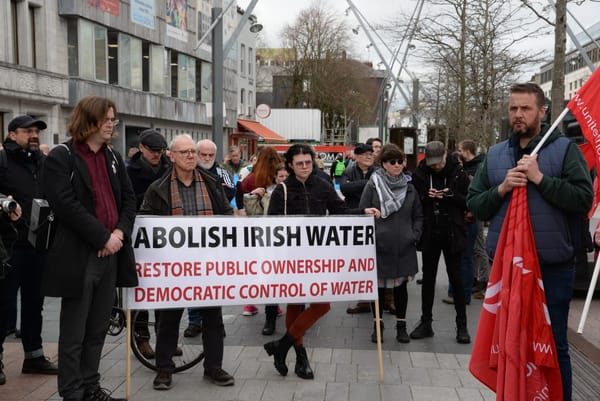 Water Workers Lead Public Water Protest in Cork