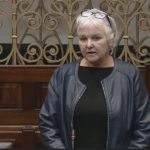 People Before Profit's Deputy Bríd Smith in the Dáil chamber