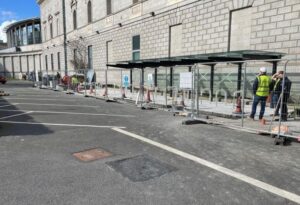 The €336,000 bike shelter at Dáil Éireann.