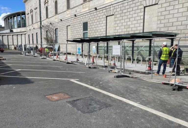 The €336,000 bike shelter at Dáil Éireann.